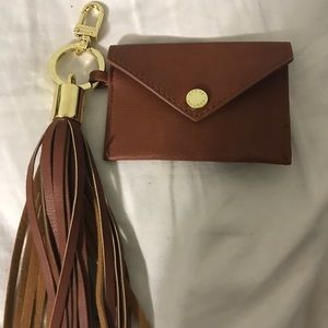 Steve Madden small card wallet with key holder.